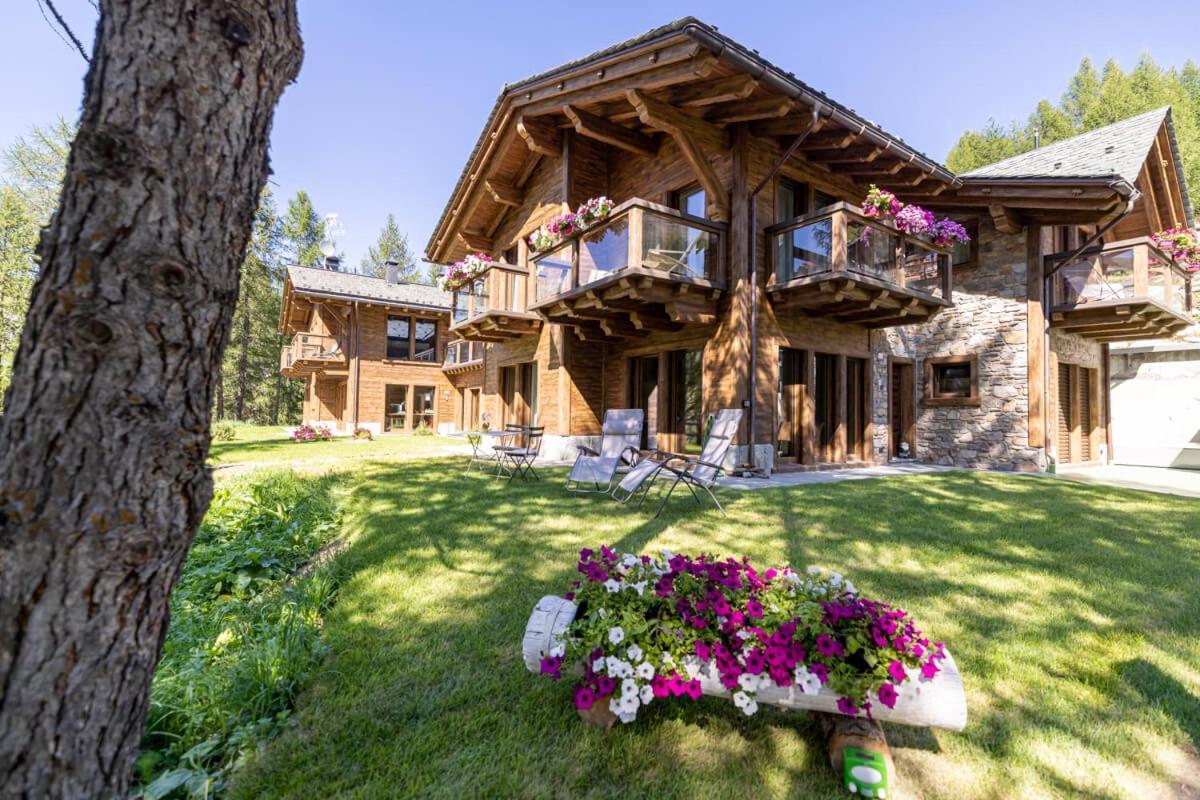 Chalet Imbosc'Che - 5 Beautiful Rooms In Charming B&B 利维尼奥 外观 照片
